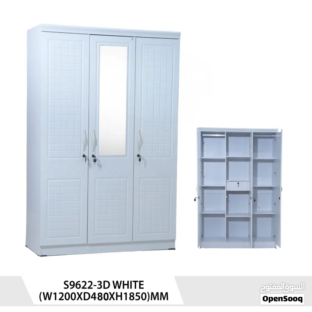 كبت 3باب كبنت دولاب ملابس خزانة اثاث غرف نوم منزلي Wardrobe, closet, bedroom furniture, home cabinet