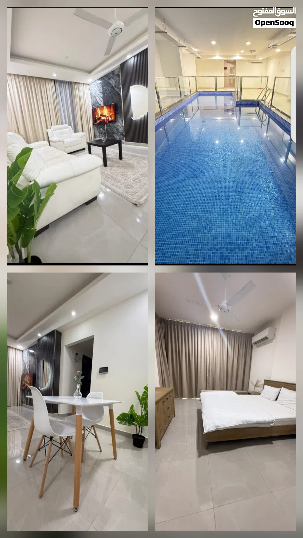 70 m2 1 Bedroom Apartments for Rent in Muscat Al Khuwair