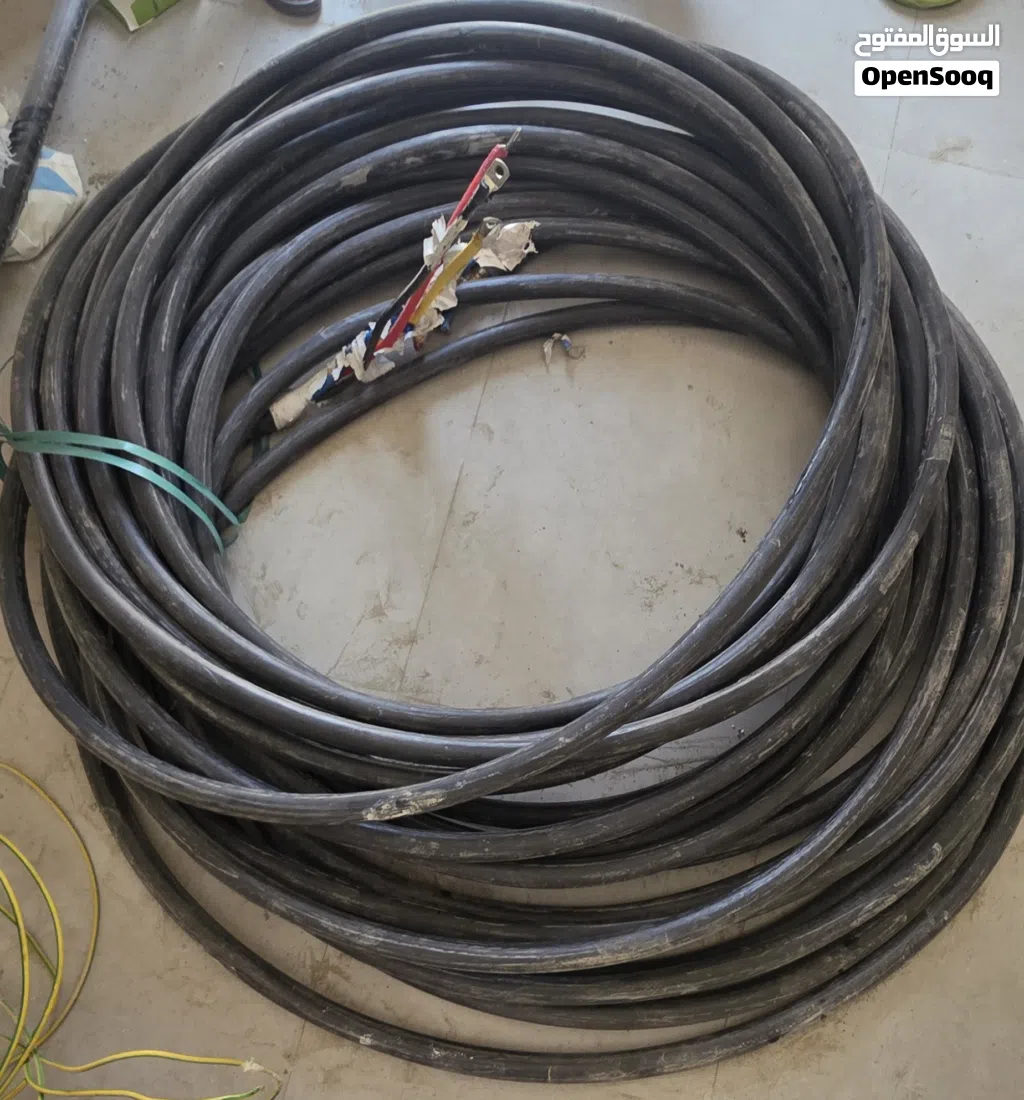 كيبل مستعمل نحاس عمان 95mm ، كور4 ، بطول 100م