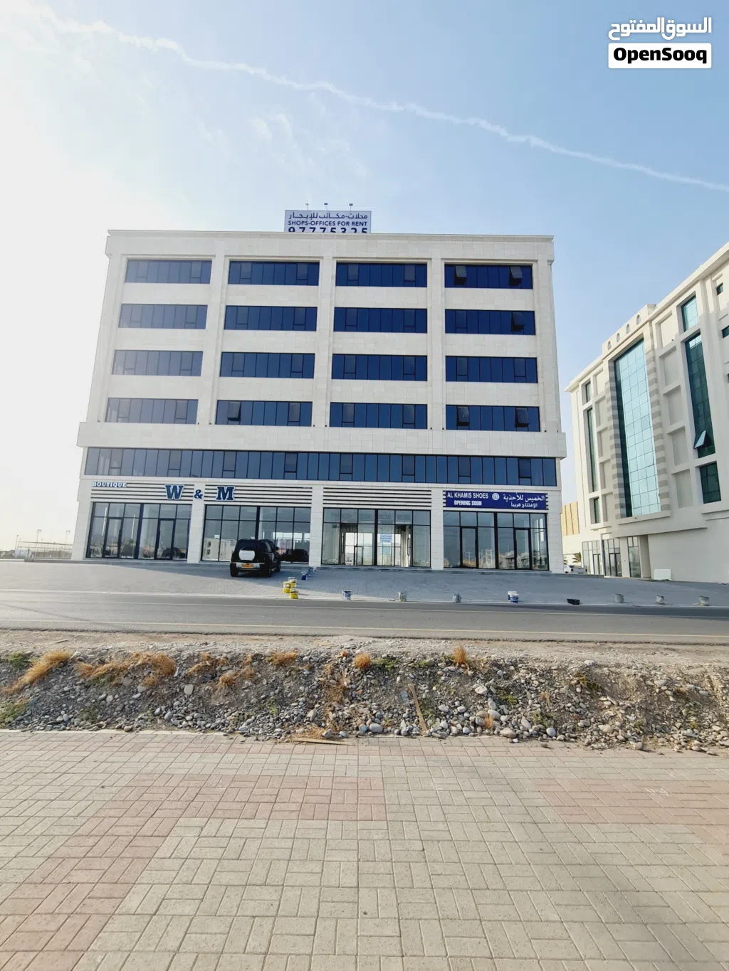 For Rent Commercial offices on the main street in Maabilah South, next to Muscat Mall
