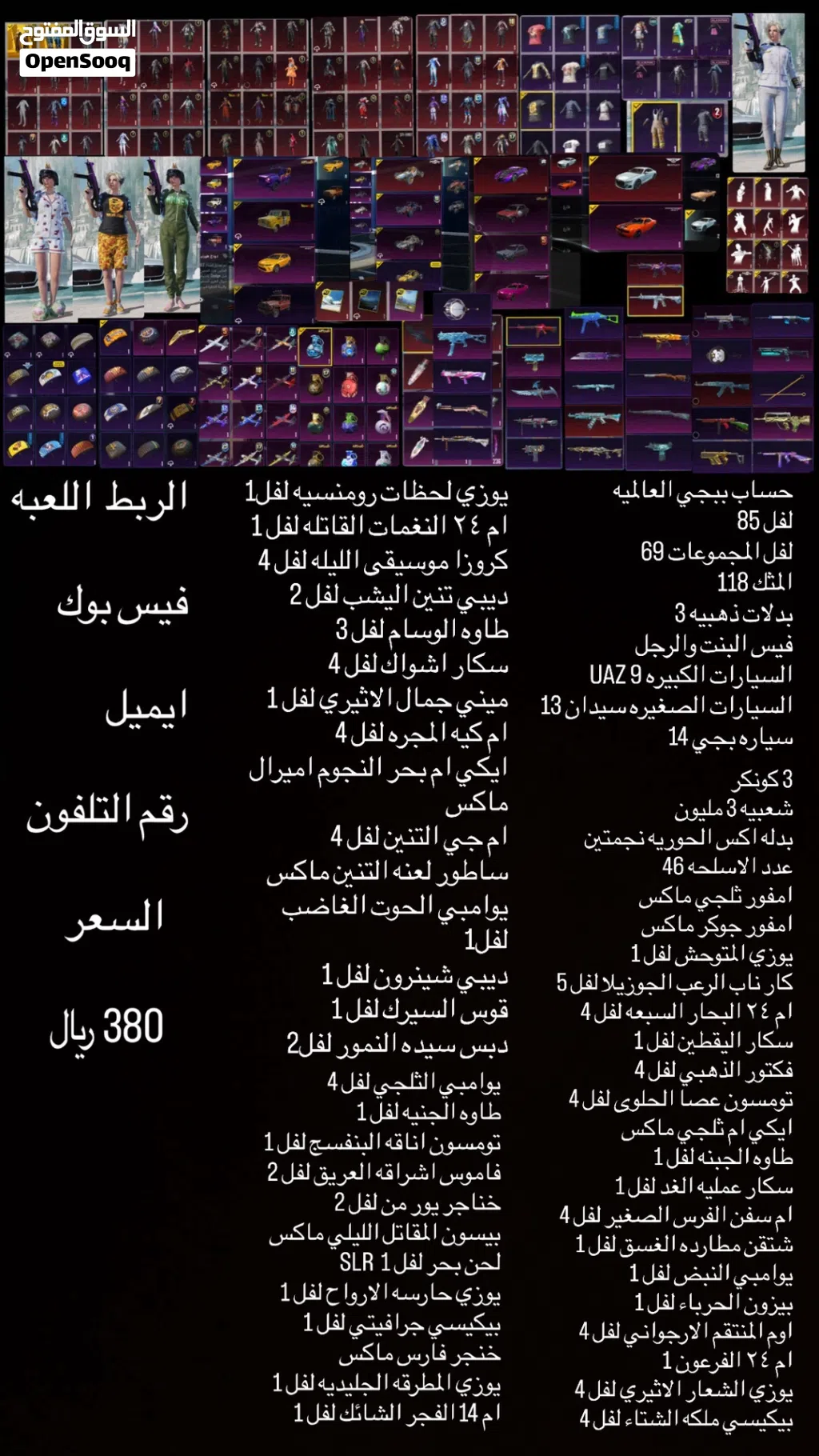 Pubg Accounts and Characters for Sale in Al Sharqiya