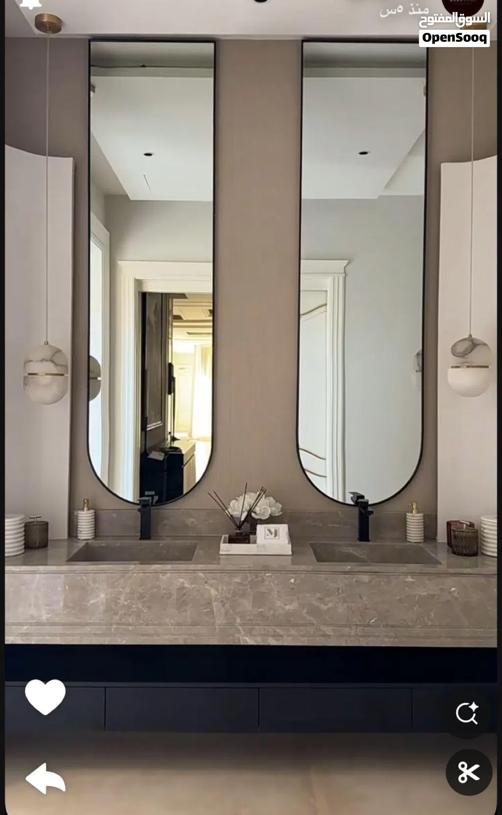 Beautiful modern mirror
