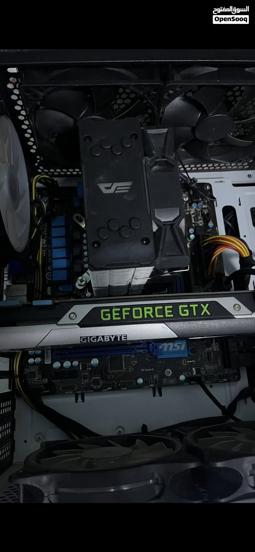 i7-3770K + GTX 780 + MSI + رام 8GB + مبرد هوائي  الوصف مهم